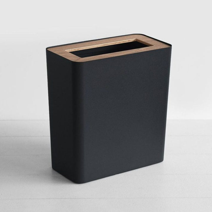 YAMAZAKI Rin Rubbish Bin/Paper Bin Black Square-21375