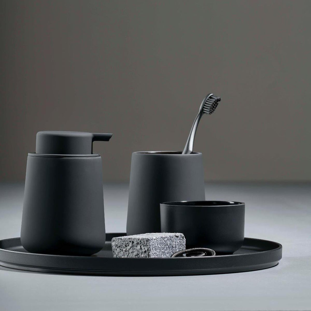 ZONE DENMARK Nova One Tumbler/Toothbrush Holder Matte Black-18983