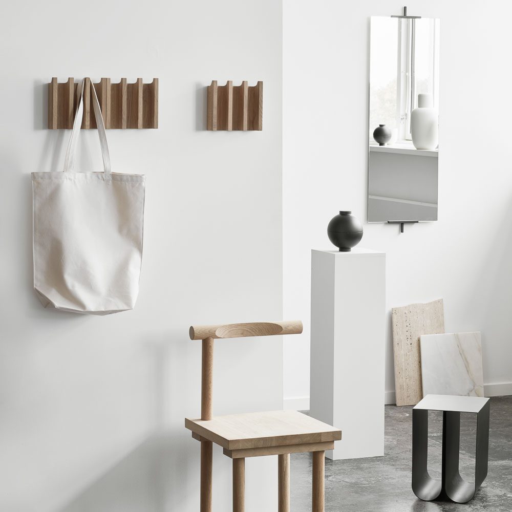 KRISTINA DAM STUDIO Column Coat Rack, Oak