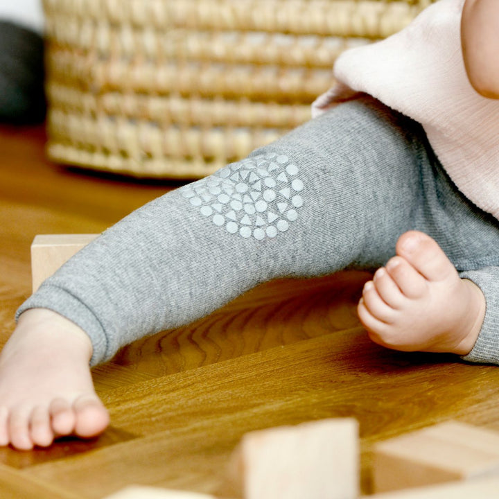 GOBABYGO Crawling Leggings Dark Grey Melange-21097