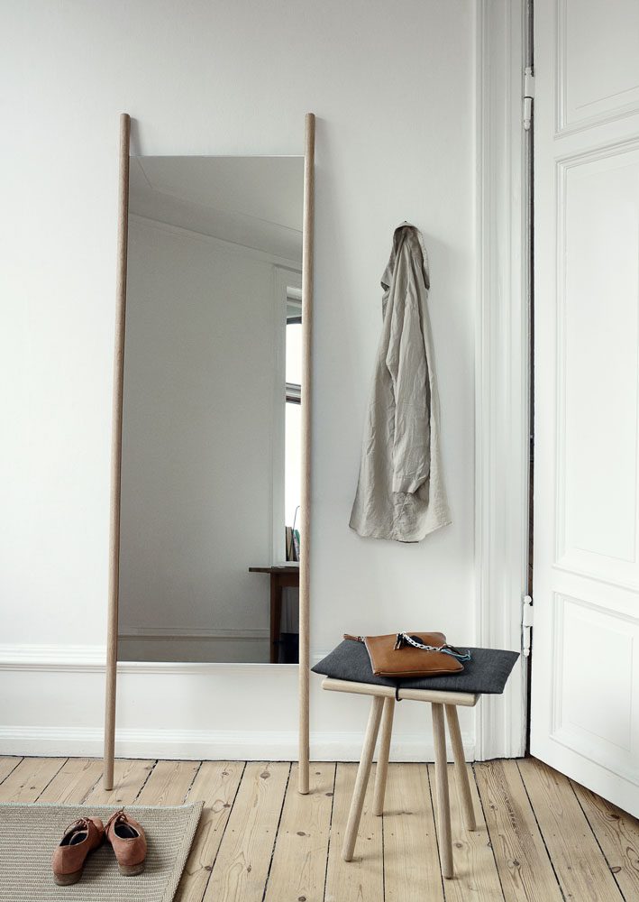 SKAGERAK Georg Stool, Oak/Dark Grey-35376