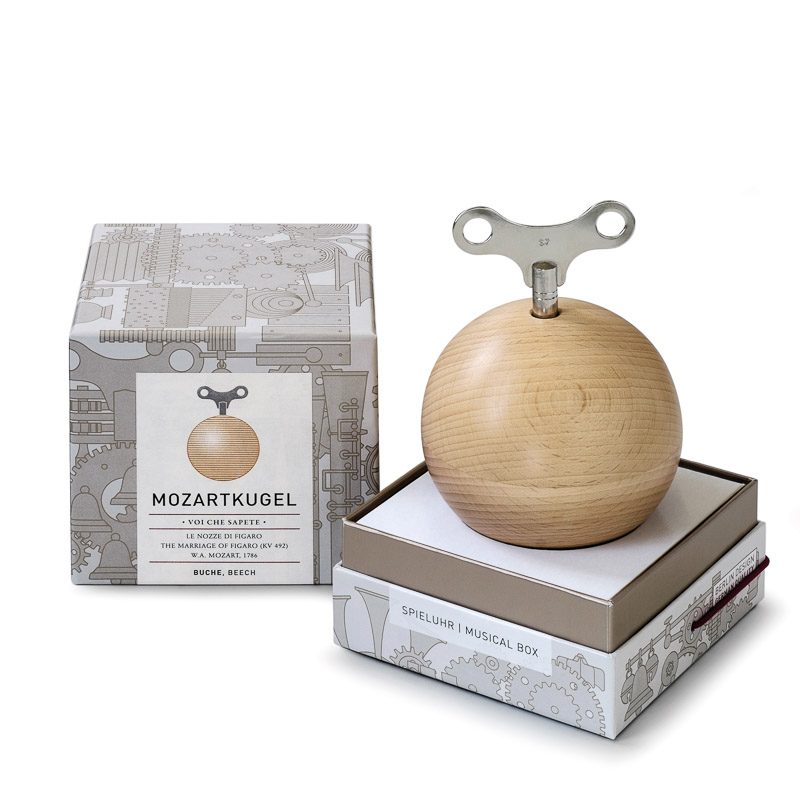 SIEBENSACHEN Mozart Kugel Music Orb Beech -16353
