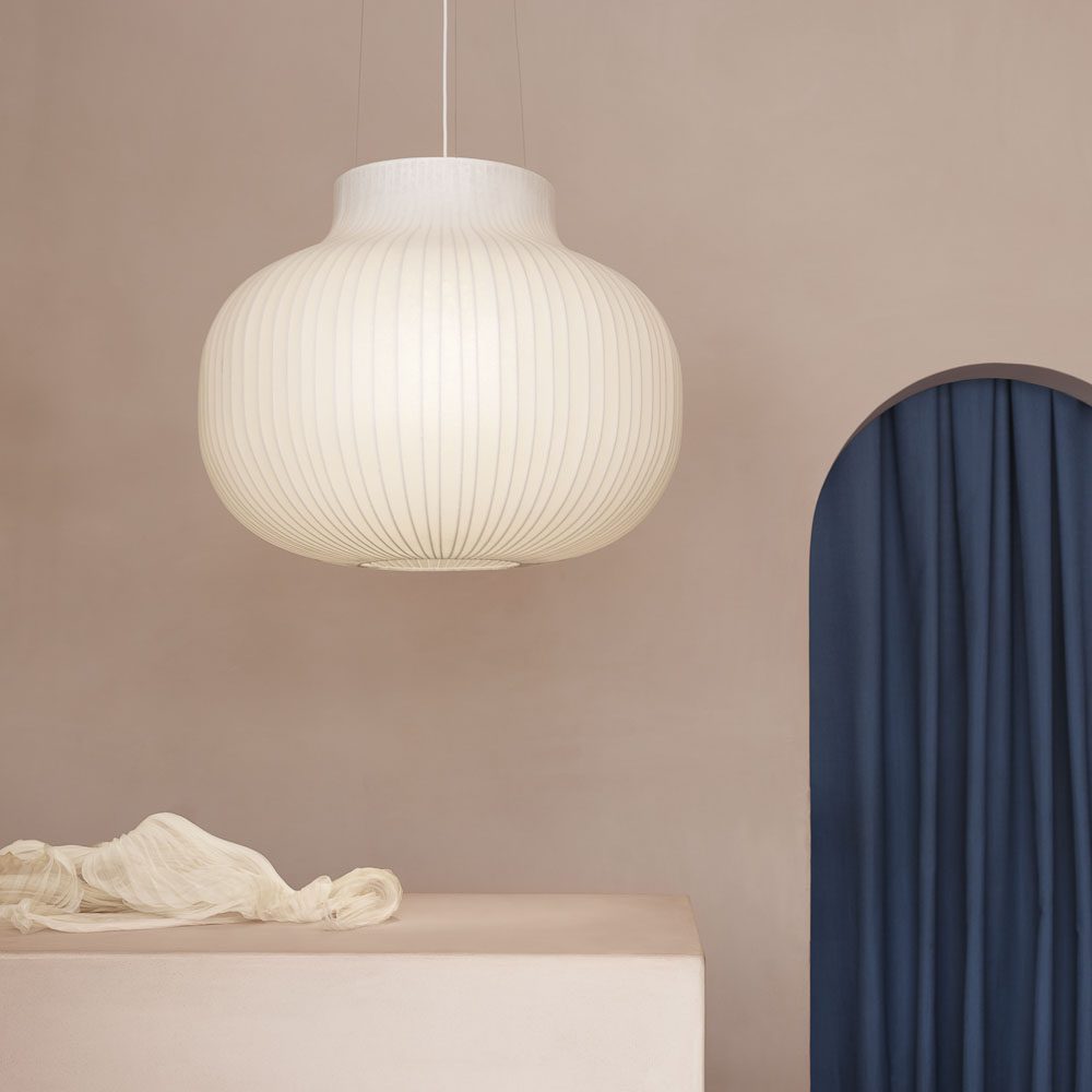 MUUTO Strand Pendant Lamp Ø80cm (Closed) White-0