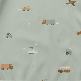 LIEWOOD Merle Cape Bib/Smock, Vehicles/Dove Blue Mix