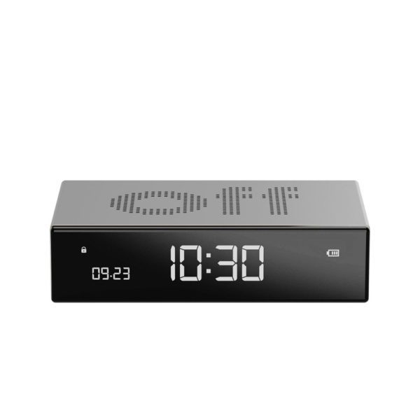 Lexon Flip + - Reversible LCD alarm clock radio-controlled clock