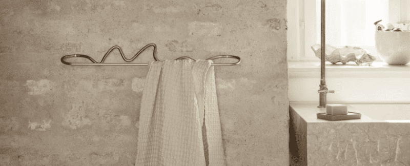 Ferm Living Curvature Towel Hanger - Brass