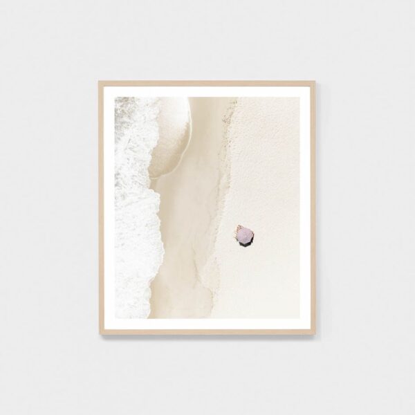 Aerial Beach framed wall art print