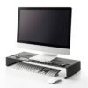 YAMAZAKI Tower Monitor Stand, White