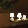 FATBOY Edison Mini Outdoor Lamp (Set Of 3) - in a dark setting