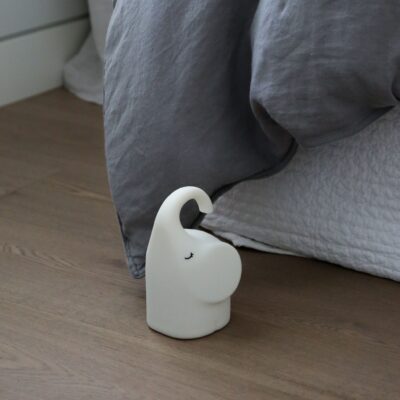 DESIGNSTUFF Elephant Night Lamp, White