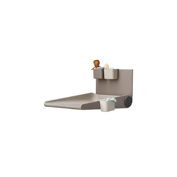 LEANDER Wally Wall Mounted Changing Table, Cappuccino