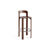 HAY Rey Bar Stool High, 75cm, Umber Brown