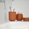 ZONE DENMARK Ume Tumbler/Toothbrush Mug, Terracotta