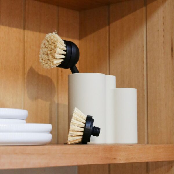 DESIGNSTUFF Eco Dish Brush, Black