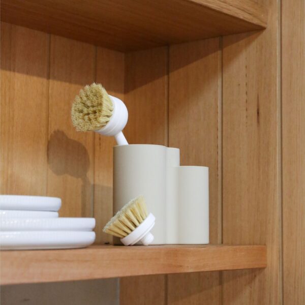 DESIGNSTUFF Eco Dish Brush, White