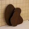 ferm LIVING Cairn Cutting Boards, Dark Brown (Set of 3)