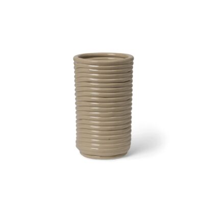 ferm LIVING Corduroy Vase, Cashmere